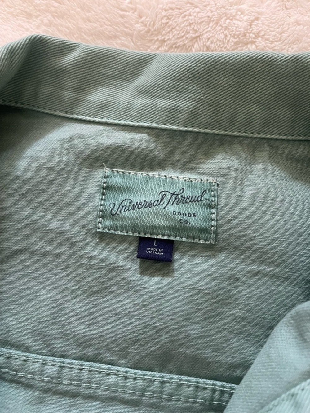 Universal Thread women’s Mint Green Utility Shirt Jacket - Picture 2 of 3